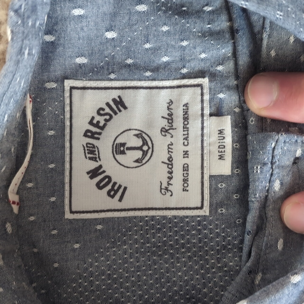 Iron Resin Patterned Button Down - image 2